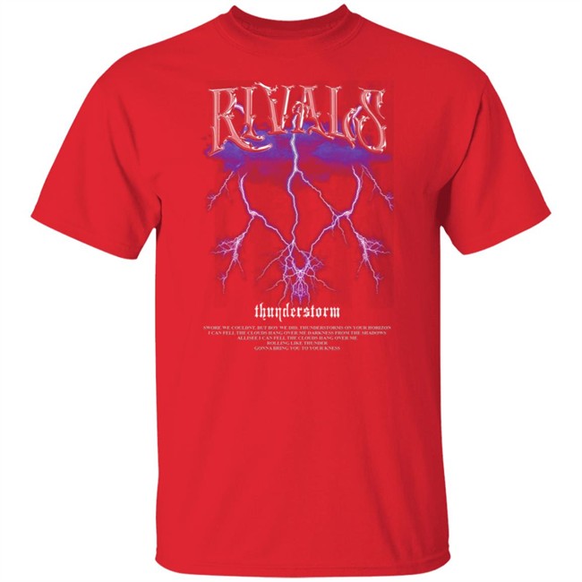 Rivals Thunderstorm Black T Shirt Rivals Thunderstorm Black T Shirt