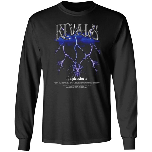 Rivals Thunderstorm Black T Shirt Rivals Thunderstorm Black T Shirt