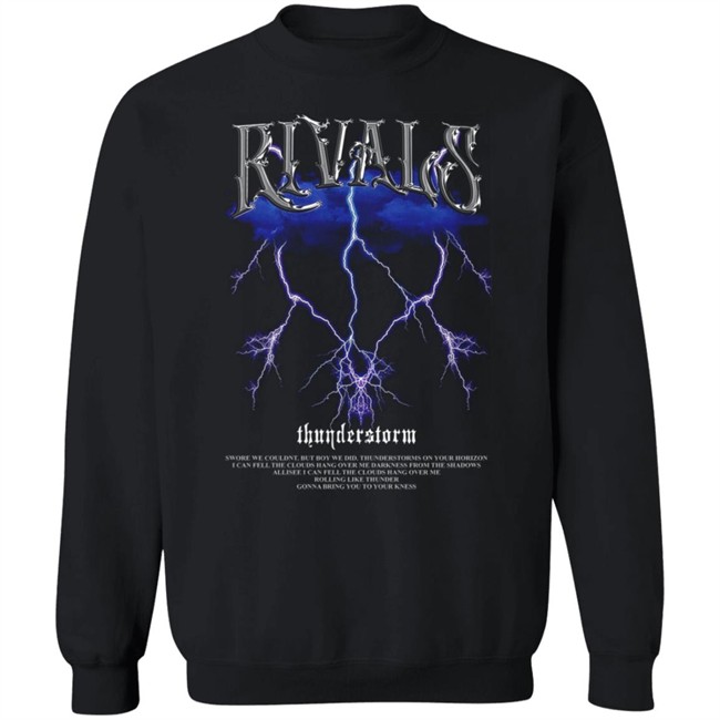 Rivals Thunderstorm Black T Shirt Rivals Thunderstorm Black T Shirt