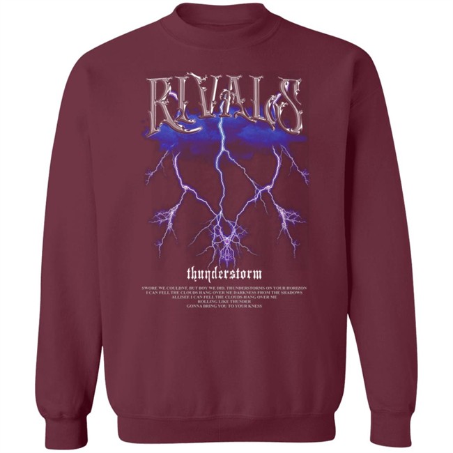 Rivals Thunderstorm Black T Shirt Rivals Thunderstorm Black T Shirt