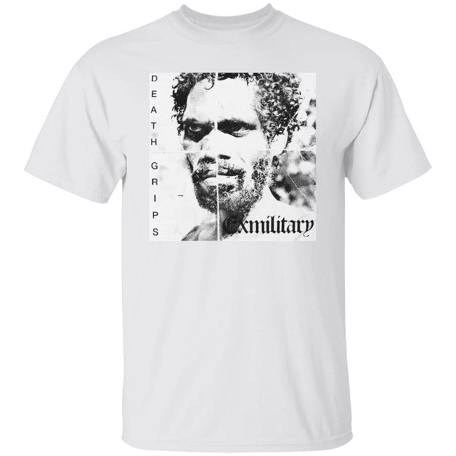 Death Grips Merch Exmilitary White T-Shirt
