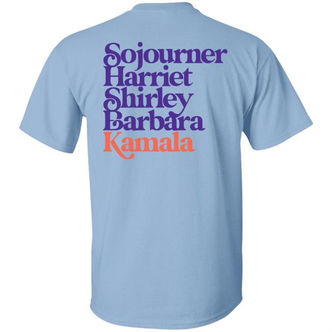 Sojourner, Harriet, Shirley, Barbara, Kamala (We’Re Gonna Win) Hooded Sweatshirt Sojourner, Harriet, Shirley, Barbara, Kamala (We’Re Gonna Win) Hooded Sweatshirt