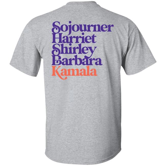 Sojourner, Harriet, Shirley, Barbara, Kamala (We’Re Gonna Win) Hooded Sweatshirt Sojourner, Harriet, Shirley, Barbara, Kamala (We’Re Gonna Win) Hooded Sweatshirt