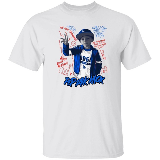 Pep Talk Knox Hoodie Los Angeles Dodgers Pep Talk Knox Hooded Sweatshirt