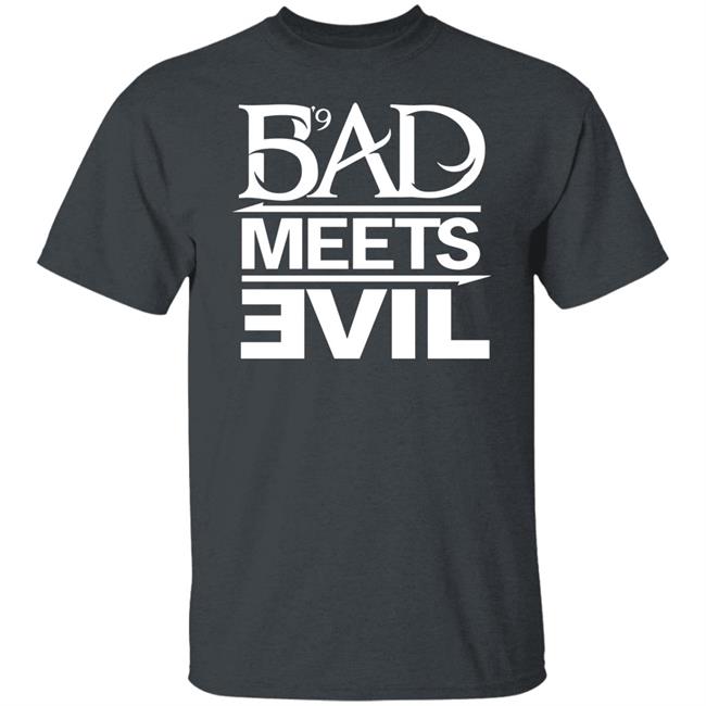 Eminem Merch Bad Meets Evil T Shirt Eminem & Royce Da 5’9 Eminem Merch Bad Meets Evil T Shirt Eminem & Royce Da 5’9