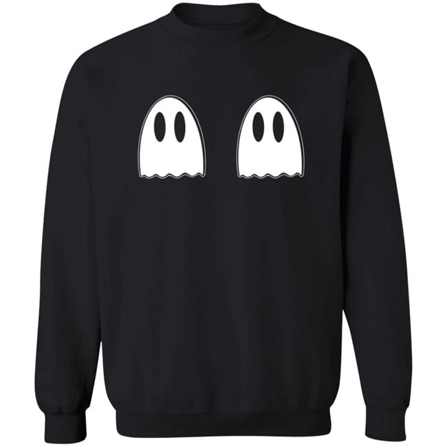 Cheerful Art And Design Merch Friendly Ghost Sweatshirt