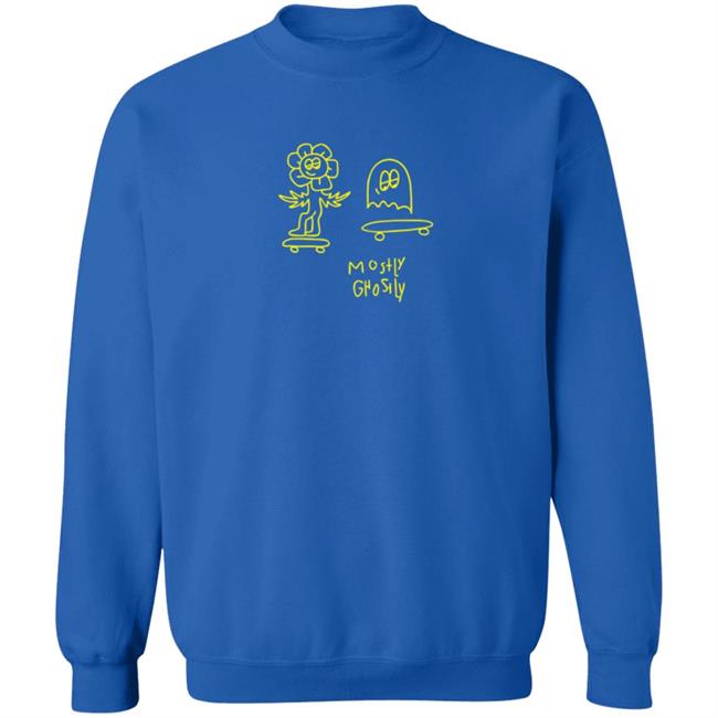 Lonely Ghost Merch Mostly Ghostly Crewneck