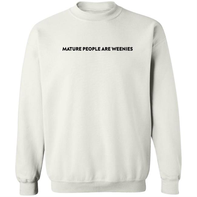 Baylen Levine Merch Mature People Are Weenies Shirt Baylen Levine Merch Mature People Are Weenies Shirt
