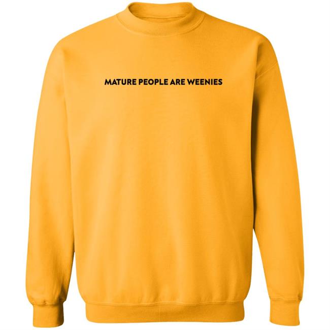 Baylen Levine Merch Mature People Are Weenies Shirt Baylen Levine Merch Mature People Are Weenies Shirt