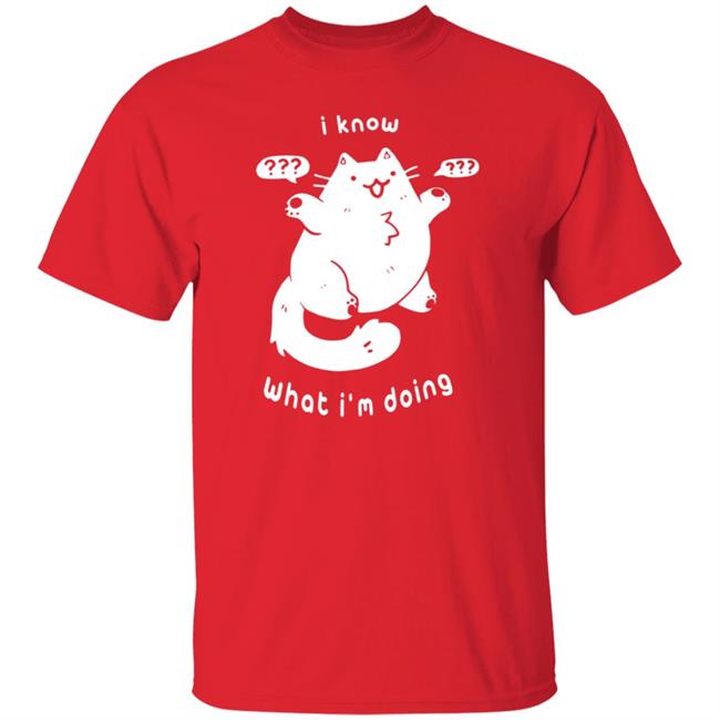 I Know What I'm Doing Clueless Cat T Shirt I Know What I'm Doing Clueless Cat T Shirt