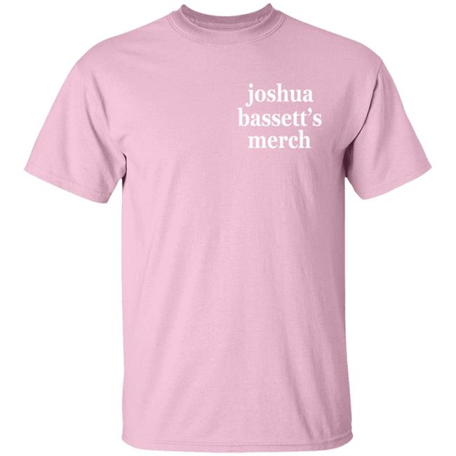 Joshua Bassett's Tee Pink Joshua Bassett Merch