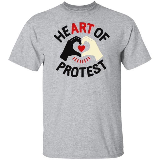 Heart Of Protest T Shirt Heart Of Protest T Shirt