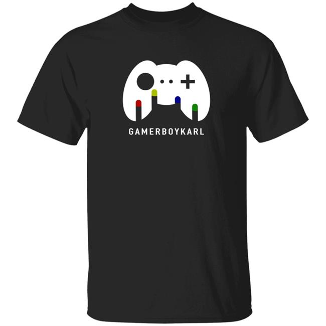 Gamerboykarl Shirt GamerBoyKarl White Logo T Shirt