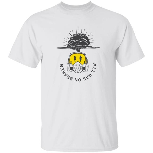 All Gas No Brakes Merch Smiley Mask Tee