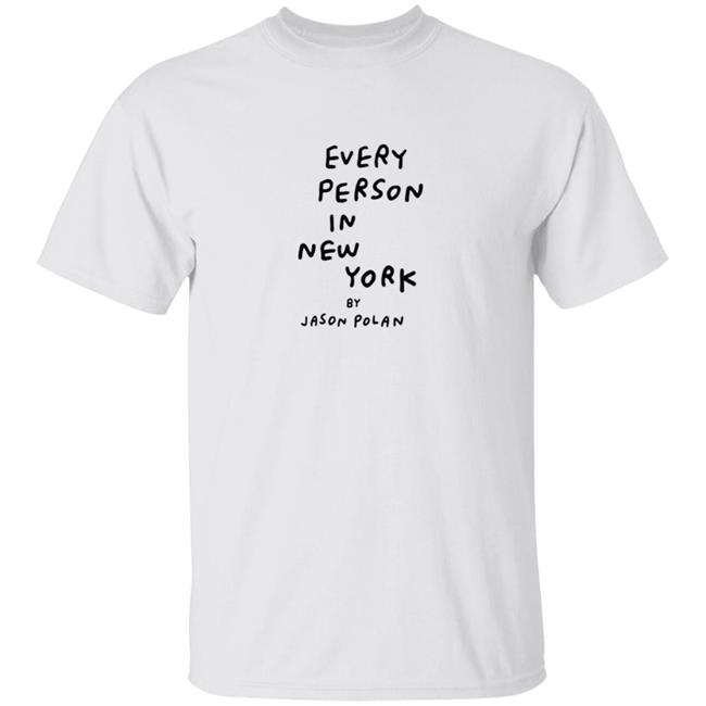 Every Person In New York By Jason Polan T Shirt