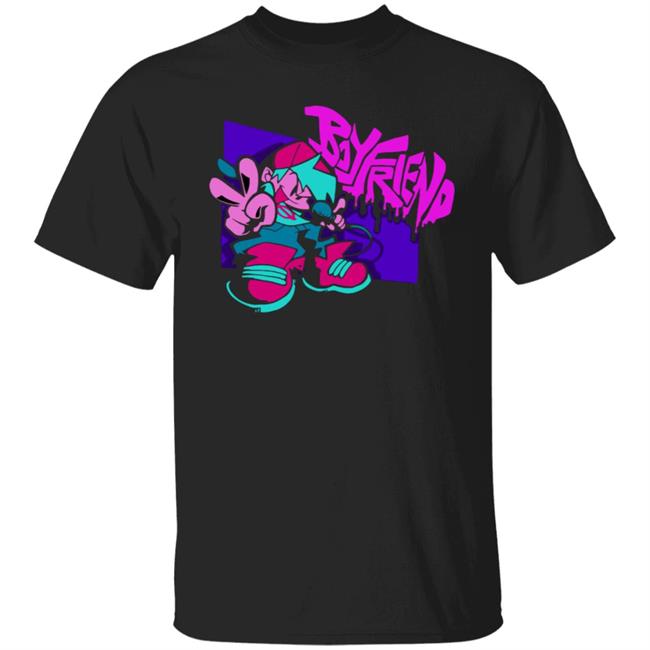 Sharkrobot Boyfriend T Shirt