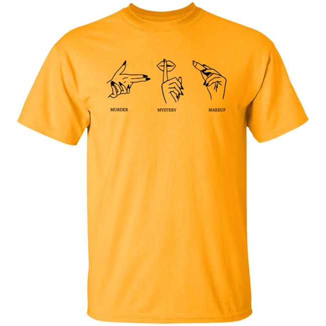 Merchlabs Mmm Tee Shirt Murder Mystery Makeup