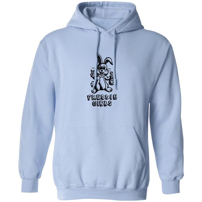 Freddie Gibbs Merch Kane Comics Cartoon Bunny Hoodie Grey Freddie Gibbs Merch Kane Comics Cartoon Bunny Hoodie Grey
