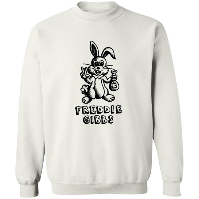 Freddie Gibbs Merch Kane Comics Cartoon Bunny Hoodie Grey Freddie Gibbs Merch Kane Comics Cartoon Bunny Hoodie Grey