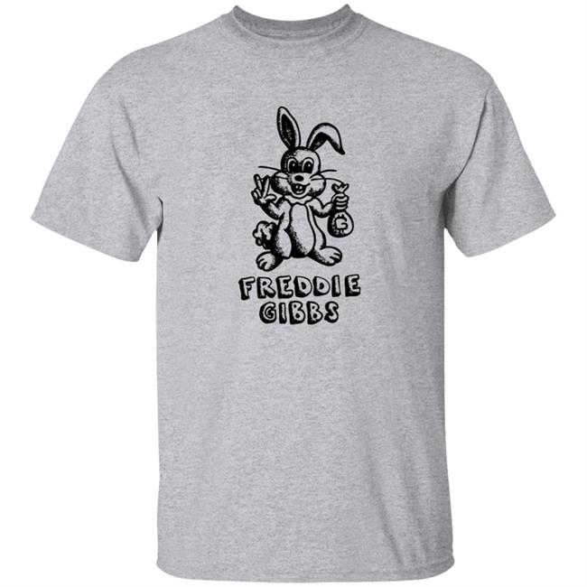 Freddie Gibbs Merch Kane Comics Cartoon Bunny Hoodie Grey Freddie Gibbs Merch Kane Comics Cartoon Bunny Hoodie Grey