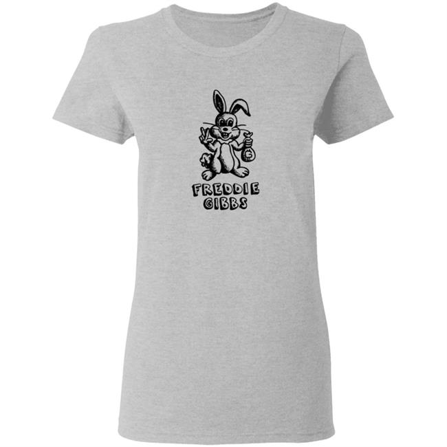 Freddie Gibbs Merch Kane Comics Cartoon Bunny Hoodie Grey Freddie Gibbs Merch Kane Comics Cartoon Bunny Hoodie Grey