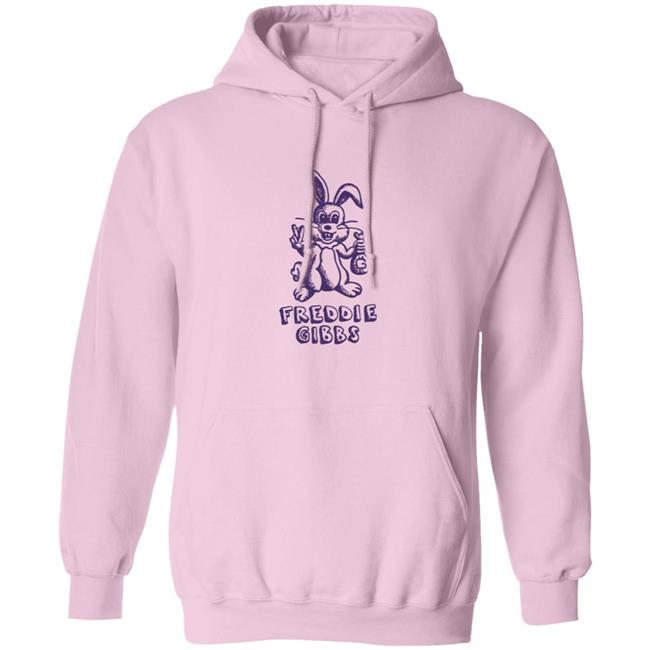 Freddie Gibbs Merch Kane Comics Cartoon Bunny Hoodie Pink