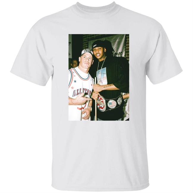 Carmelo Anthony And John Cena In 2005 Shirt Hoopmixonly