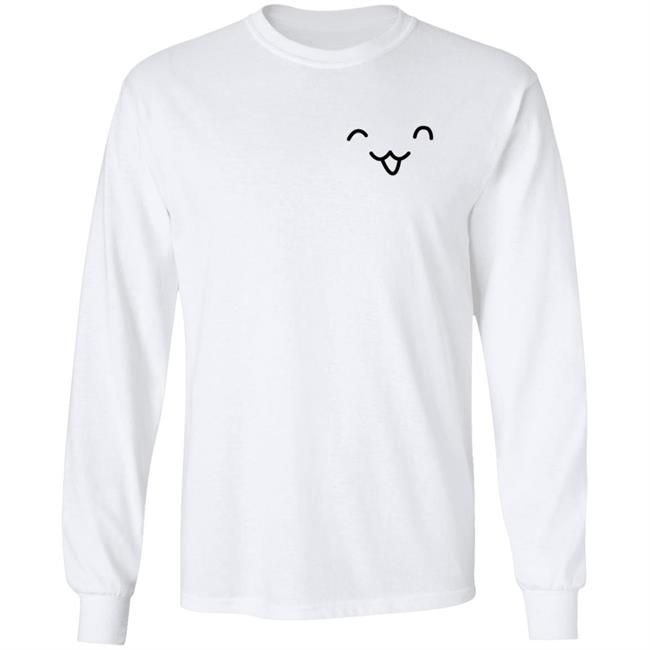 Girbeagly Cute Face Long Sleeve Tee