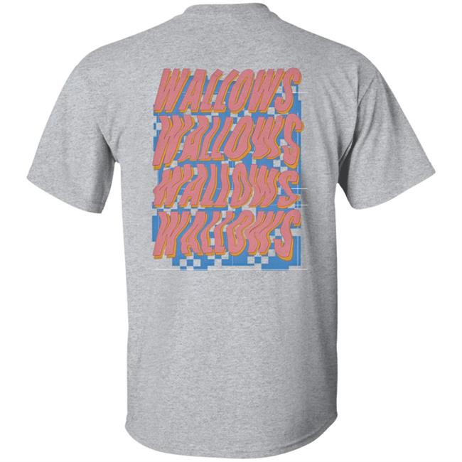 Wallows Warped Logo Hoodie Wallows Store Wallows Warped Logo Hoodie Wallows Store