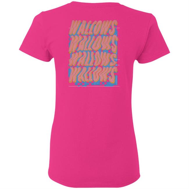 Wallows Warped Logo Hoodie Wallows Store Wallows Warped Logo Hoodie Wallows Store