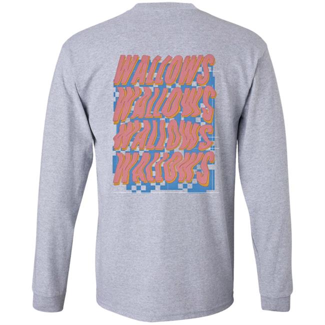 Wallows Warped Logo Hoodie Wallows Store Wallows Warped Logo Hoodie Wallows Store