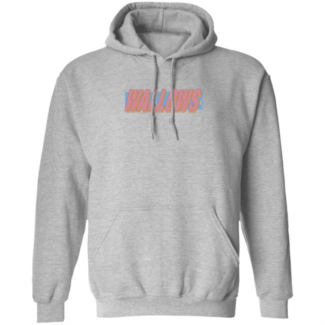 Wallows Warped Logo Hoodie Wallows Store Wallows Warped Logo Hoodie Wallows Store