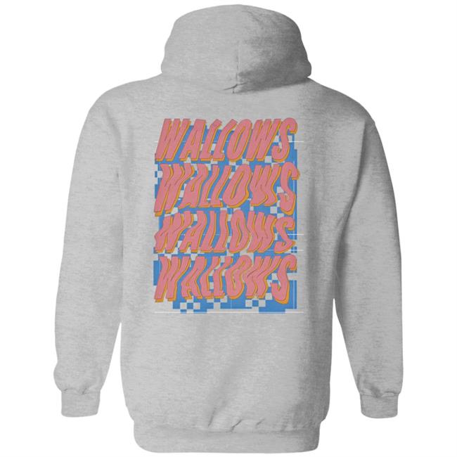 Wallows Warped Logo Hoodie Wallows Store Wallows Warped Logo Hoodie Wallows Store