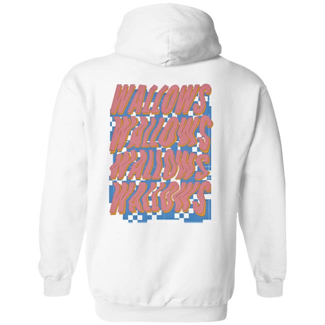 Wallows Warped Logo Hoodie Wallows Store Wallows Warped Logo Hoodie Wallows Store