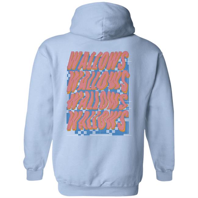 Wallows Warped Logo Hoodie Wallows Store Wallows Warped Logo Hoodie Wallows Store
