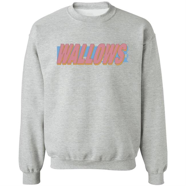 Wallows Warped Logo Hoodie Wallows Store Wallows Warped Logo Hoodie Wallows Store