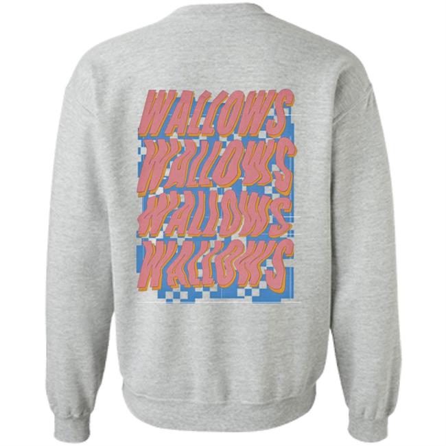 Wallows Warped Logo Hoodie Wallows Store Wallows Warped Logo Hoodie Wallows Store