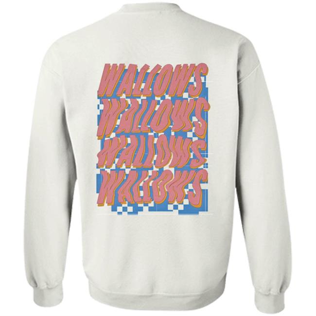 Wallows Warped Logo Hoodie Wallows Store Wallows Warped Logo Hoodie Wallows Store
