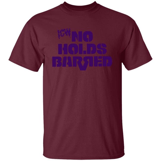 Icw No Holds Barred Classic Logo Shirt Icw No Holds Barred Classic Logo Shirt