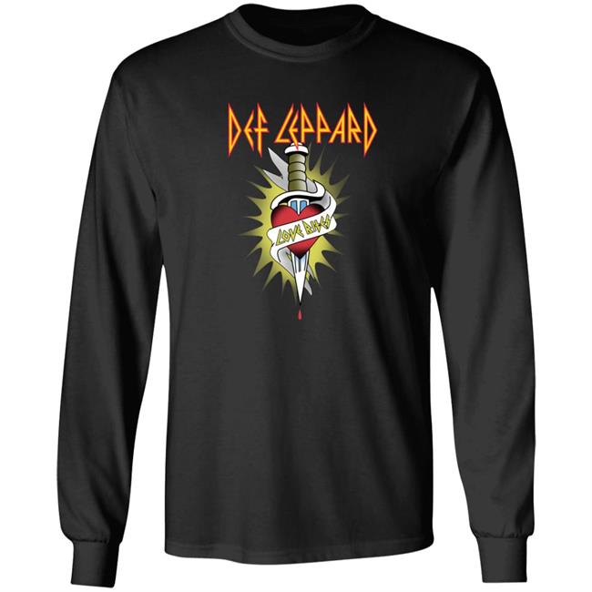 Def Leppard Love Bites Long Sleeve T Shirt