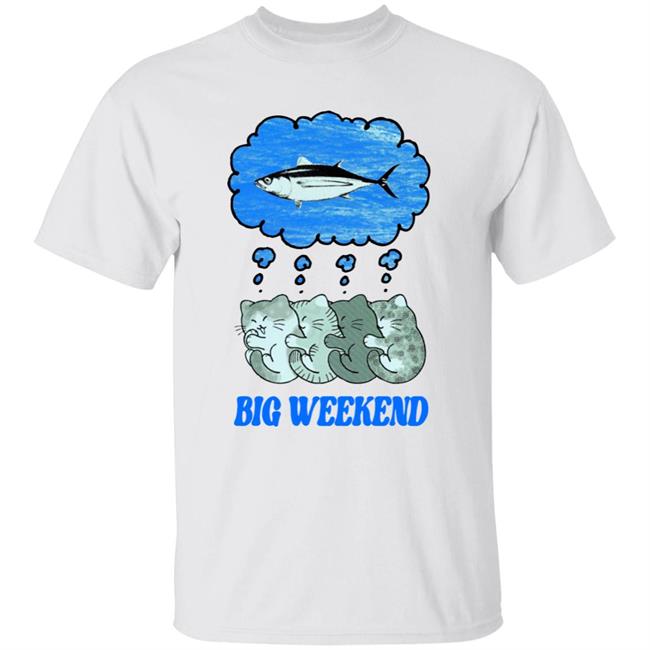 Paperbeatsscissors Big Weekend Cats Dreaming Shirt