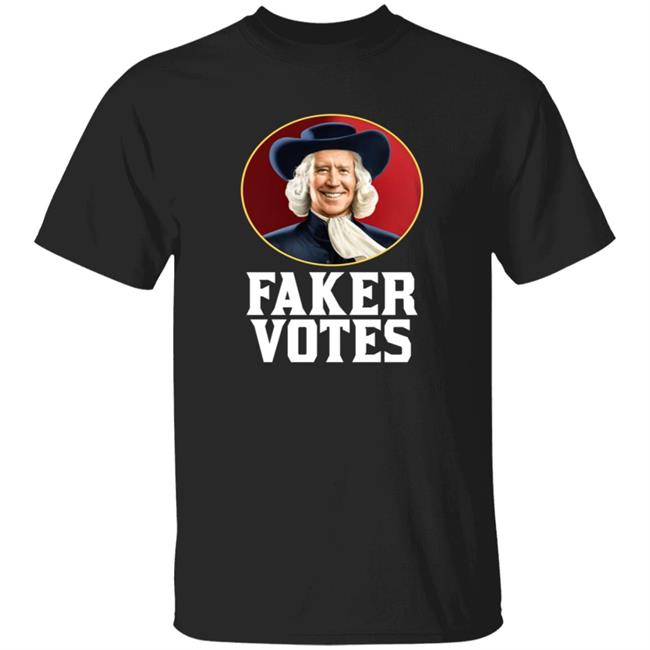 Faker Votes Shirt PirloJR-Joe Biden Faker Votes T-Shirt