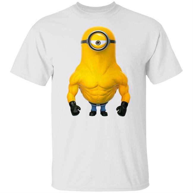 Rata Realno Minions Bodybuilder Tee Shirt Rata Realno Minions Bodybuilder Tee Shirt