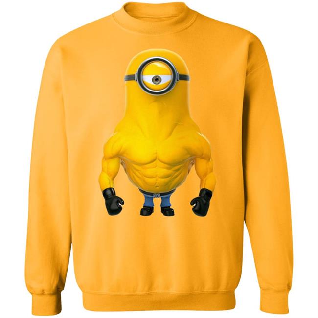 Rata Realno Minions Bodybuilder Tee Shirt Rata Realno Minions Bodybuilder Tee Shirt