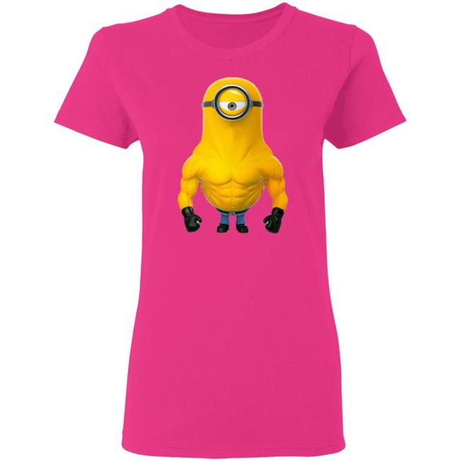 Rata Realno Minions Bodybuilder Tee Shirt Rata Realno Minions Bodybuilder Tee Shirt