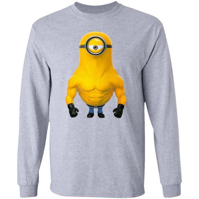 Rata Realno Minions Bodybuilder Tee Shirt Rata Realno Minions Bodybuilder Tee Shirt