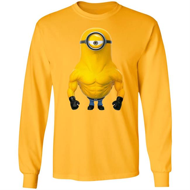 Rata Realno Minions Bodybuilder Tee Shirt Rata Realno Minions Bodybuilder Tee Shirt