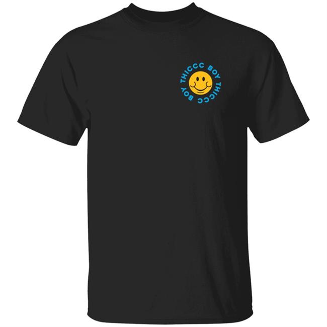Chubby Boy Black Tee Thiccc Boy Merch