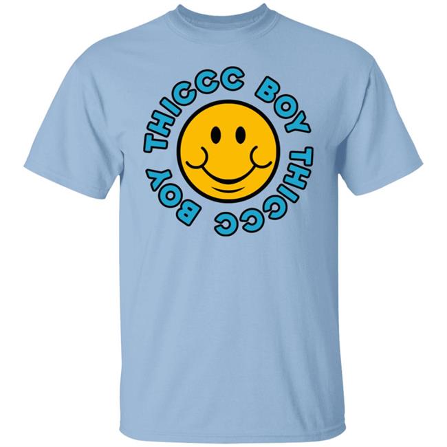 Chubby Boy Light Blue Shirt Thiccc Boy Merch