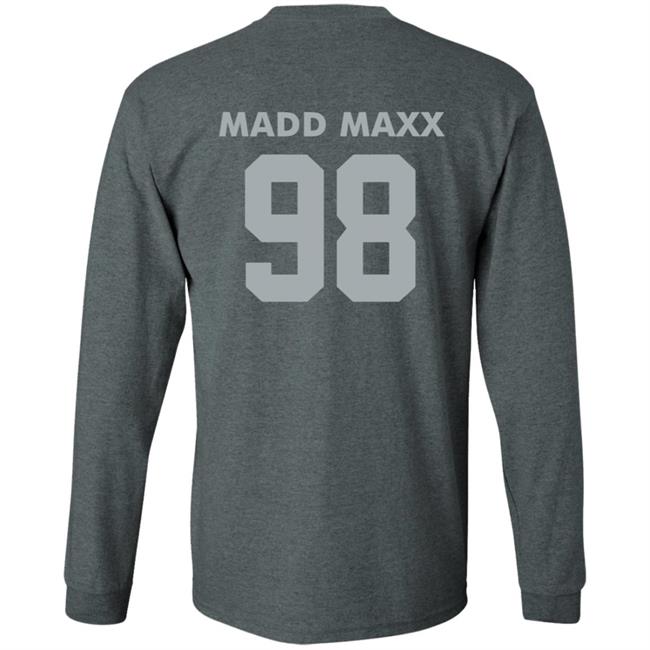 Maddmaxx Merch Maxx Crosby Silver Logo Shirt Maddmaxx Merch Maxx Crosby Silver Logo Shirt
